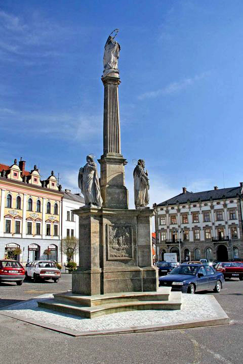 Марианская колонна на горжицкой площади